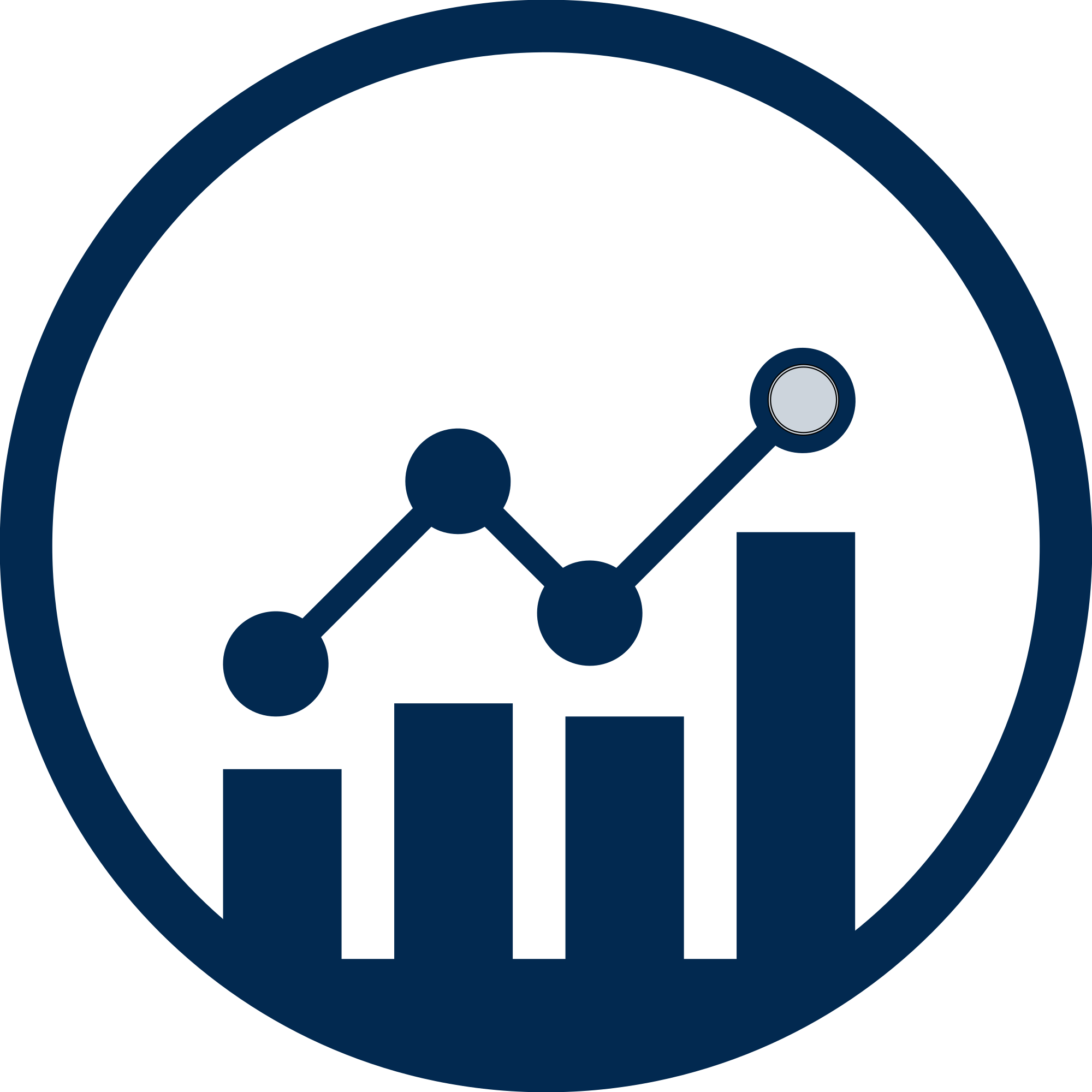 Blue logo, transparent background